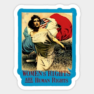 Women's Rights Are Human Rights Sticker